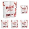 Amazon Brand - Presto! Ultra-Strong 2-Ply Toilet Paper, 6 Mega Rolls : 30 Regular Rolls, 308 Sheets Per Roll, Unscented (Pack of 5)