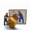 AMEIYUN Tin Toy MS475 Dock Pushers Wind Up Toy Nostalgic Themed Individual Decorations Creative Vintage Collectible Kids Gift