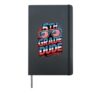 American 5th GRADE DUDE Cool America Teacher Drip Crew Hardcover Journal, Black