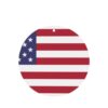 American Flag Round Shape Car Aromatherapy Tablets (Pack Of 4)