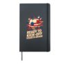 American Fourth GRADE Soccer Teacher Game On Cutest Pumpkins Hardcover Journal, Black