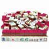 American Mahjong Set with Jokers, 4-Layer Pop Art Resin Tiles