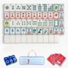 American Mahjong Tile Set,160 Acrylic Tiles with Carrying Bag Accessories