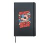 American Ninth GRADE Soccer Teacher Game On Cutest Bees Hardcover Journal, Black