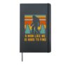 A Mom Like Me Is Hard To Find, Bigfoot Womens Hardcover Journal, Black