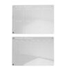 AMONIDA Dry Erase Calendar Board for Fridge, 15.7x11.8in Clear Acrylic Monthly and Weekly Planning Whiteboard Set with 3 Color Pens, Ideal for Schedule List Planner for Wall & Door