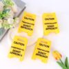ANBALA 4Pcs Caution Overstimulated Hair Clips, 4.5 Inch Funny Claw Clips, Large Yellow Claw Clip for Women, Overstimulated Hair Accessories