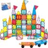 Anbalulu 134PCS Magnetic Building Tiles: Durable STEM Toys with Strong Magnets for Kids, Educational Building Blocks for Group Play Activities | Gift for Boys Girls 3+ (Pack of 6)