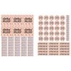 Andaz Press Custom Personalized Waterproof School Name Labels, Retro Flower Power Pattern 120-Pack Personalized Name Labels for School Supplies, Name Stickers for Preschool, Daycare Labels