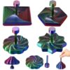 Angirlish 4 Pack Expanding 3D Printed Fidget Toys Red Green Blue