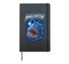 Anglerfish Deep Sea Creature Abyssal Hunter Marine Biology Hardcover Journal, Black