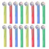 Angoily 20pcs Wooden Soccer Ruler 7 Inch Lightweight Measuring Tool with Smooth Texture and Students, Classroom Prize and Birthday Party Favor Random Color