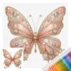 Animal Embroidery Kit 40x40cm 11CT Cotton Thread