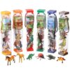 Animal Figures, 72PCS Realistic Mini Dinosaur Insect Sea Farm Wild Animals