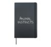 Animal instincts Hardcover Journal, Black