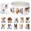 Animal Stickers 500 Pieces, Roll, Aesthetic, Thank You Decal