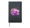 Anime Unicorn Ninja Girl Cute Preschool Vibes Warrior Humor Hardcover Journal, Black