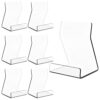ANNASAMDO 6 Pack Acrylic Upright Display Stand Easel Base for Book Photo