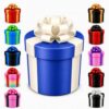 Annoying Nested Screw Gift Box, Prank Nested Gift Box with Screws (Blue+White,3.39in)