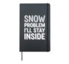 Anti-Winter Warriors Warm Weather Lovers No Snow Humor Hardcover Journal, Black