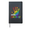 Anti Bullying Handprint Gift For Teachers To Spread Kindness Hardcover Journal, Black