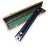 Antique Brass Telescope in Wooden Box, Black Finish