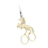 Antique Horse Shape Scissors with Tailoring Shears, White