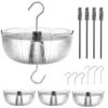 Ant Moat for Hummingbird Feeders, 4 Pack, 6 OZ, Clear