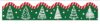 AnyDesign 32.8 Ft Christmas Tree Bulletin Board Border, Xmas Tree