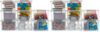 Anywish 8Packs 3.2Qt Small Clear Storage Bins with Lids, Plastic (Pack of 2)
