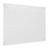 Aolidsive Acrylic Planning Board, 15.7x11.8in Clear Dry Erase Board with