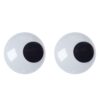 AOODOOM 6 Inches Halloween Giant Googly Eyes - 2 Pcs Large Wiggle Eyes Self Adhesive for DIY Craft Decorations and Christmas Ornaments