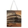 AOPYTRBD Ancient ColosseumCanvas Tote Bag Shoulder Bag Handbag