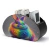AOPYTRBD Rainbow Rabbit Desk Organizer Remote Control Holder