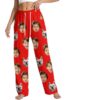 AOUER Customized Women's Halloween Pajama Pants Custom Face Bottoms Girls