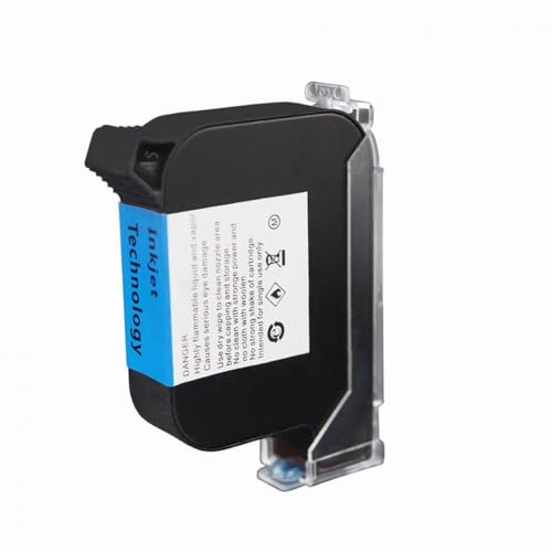 Aovtysa Ink Cartridge 12. 7ml 25. 4mm Fast Drying Compatible with Industrial Inkjet Printer for Nylon PVC OPP Plastic Film Clock Round Metal and Blister Packaging(1XYellow-25.4mm)