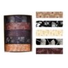 APGLSXY Decorative Tape Forests Plant Print Washis Tape Retro Masking Tape for Journal