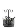 APGLSXY Multifunctional Desk Pen Organiser Space Saving Desk Organiser with Keyring Hook