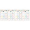 APGLSXY Poster Chart for Classroom Birthday Calendar Classroom Paper, A