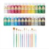 Apple Barrel Gloss Acrylic Craft Paint and Brush Kit, Set of 36