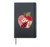 Apple Cottagecore Farmhouse Teacher Hardcover Journal, Black