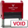 Approved (Blue) + Void (Red) Combo Self-Inking Rubber Stamp | Business & Office Rubber Stamps (Red Ink) - Q-300
