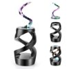 Apqdw Kinetic Spinning Fidget Toy, ADHD Stress Relief Desk Decor Black