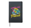 Après-Ski Patrol Funny Retro Snowboard And Ski Party Hardcover Journal, Black