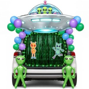APUDWN Halloween UFO Alien Trunk or Treat Car Decorations Kit