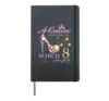 A Queen Was Born on March 8 Happy Birthday To Me Queen Hardcover Journal, Black