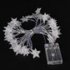 Aqur2020 40 LED 6 Meters Long Star String Lights, Warm White