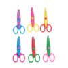 Aramox 6 Pcs Decorative Edge Scissors with Safe Plastic Blades
