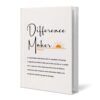 ARESGSDGV Difference Maker Gift 4x6 Photo Album Holds 36 Photos