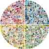 Arme Cute Stickers Bulk, Waterproof Stickers for Water Bottles Pack 400PCS